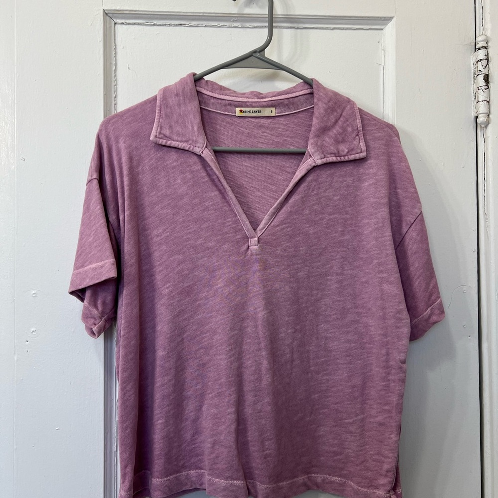 Marine Layer Vintage Slub Polo Tee